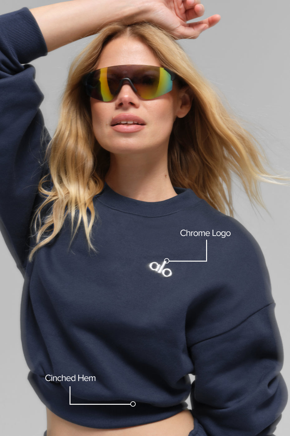 Alo - Cropped Crew Neck